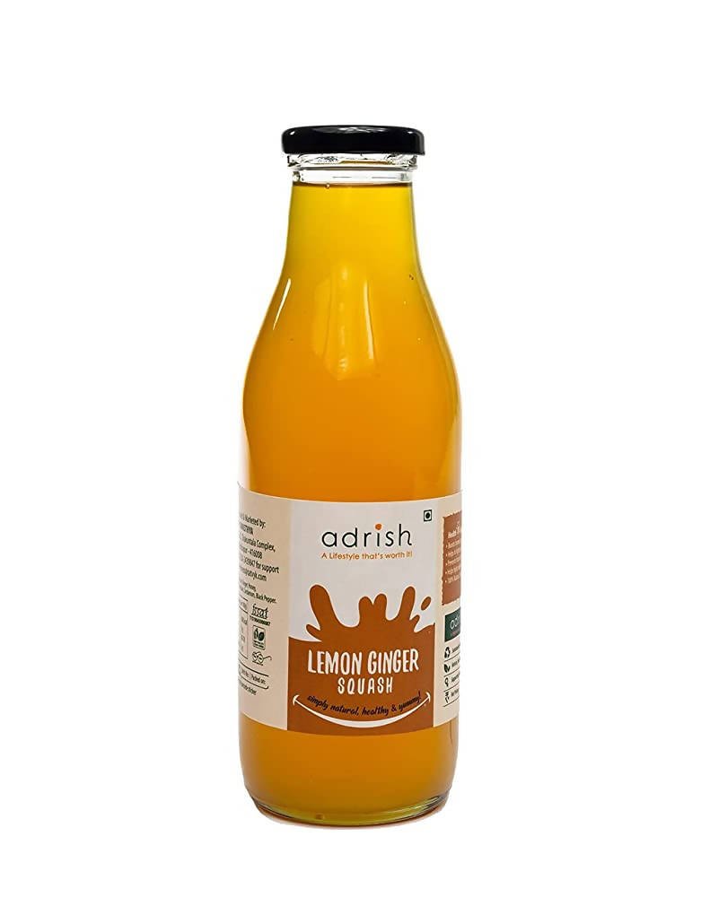 Adrish Natural Lemon Ginger Squash - Safuron