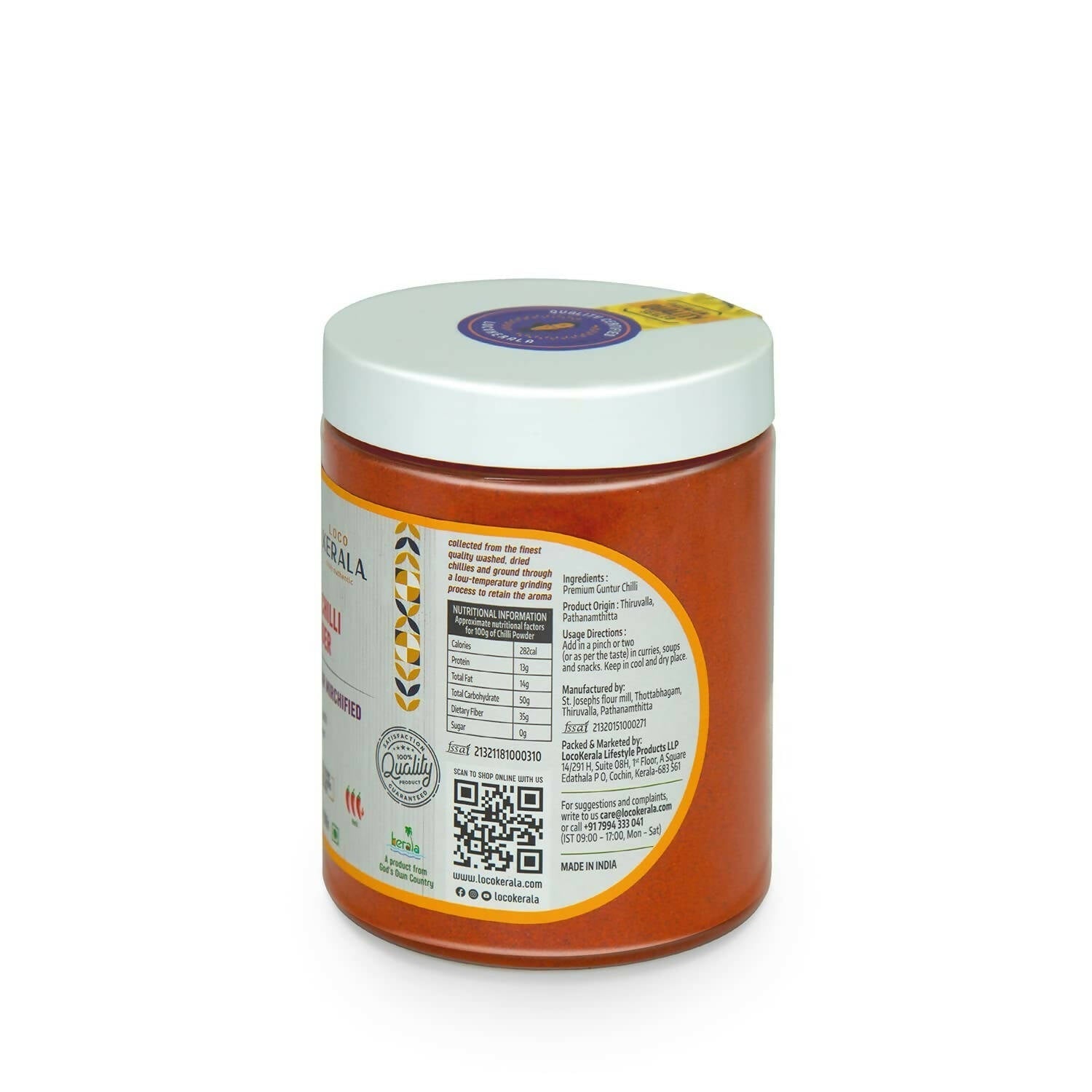 LocoKerala Malabar Mirchified Hot Chilli Powder LocoKerala