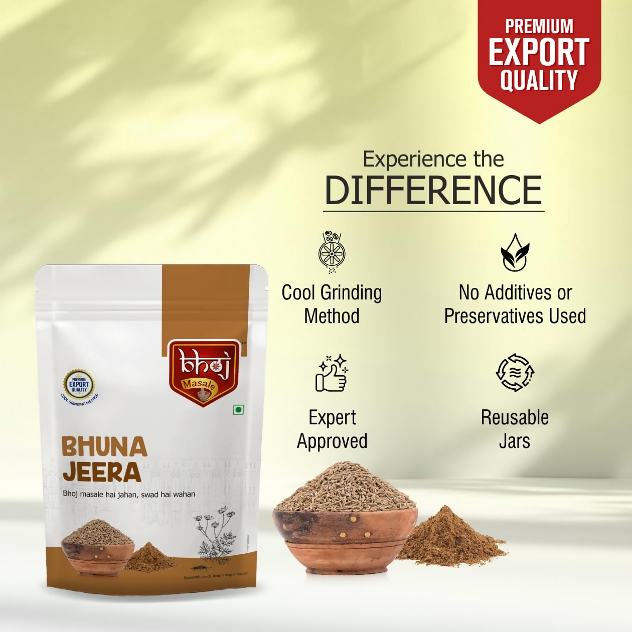 Bhoj Masale Fresh and Natural Roasted Cumin Powder Bhoj Masale