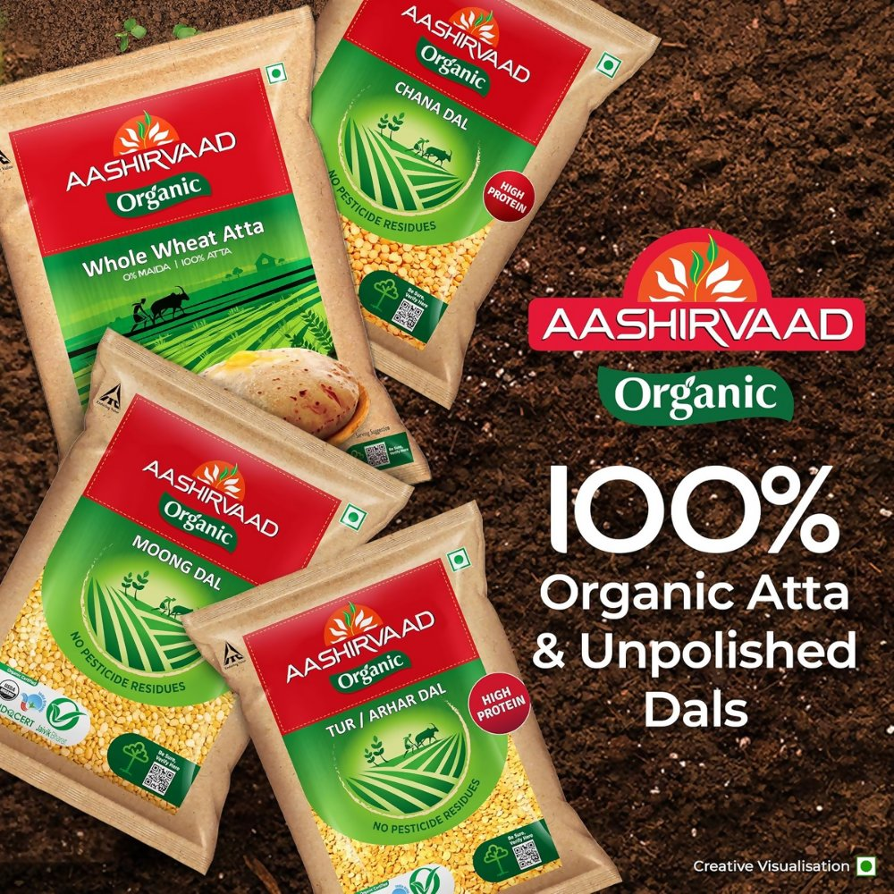 Aashirvaad Organic Urad Dal (Whole) Aashirvaad