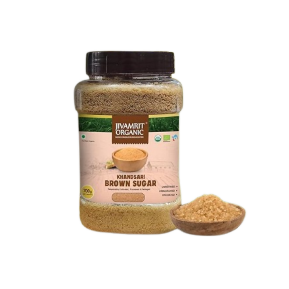 Jivamrit Organic Khandsari Brown Sugar - Dista