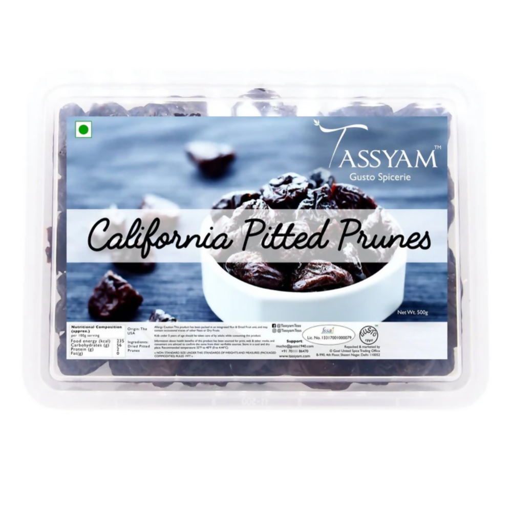 Tassyam Organics Pitted Prunes - Safuron