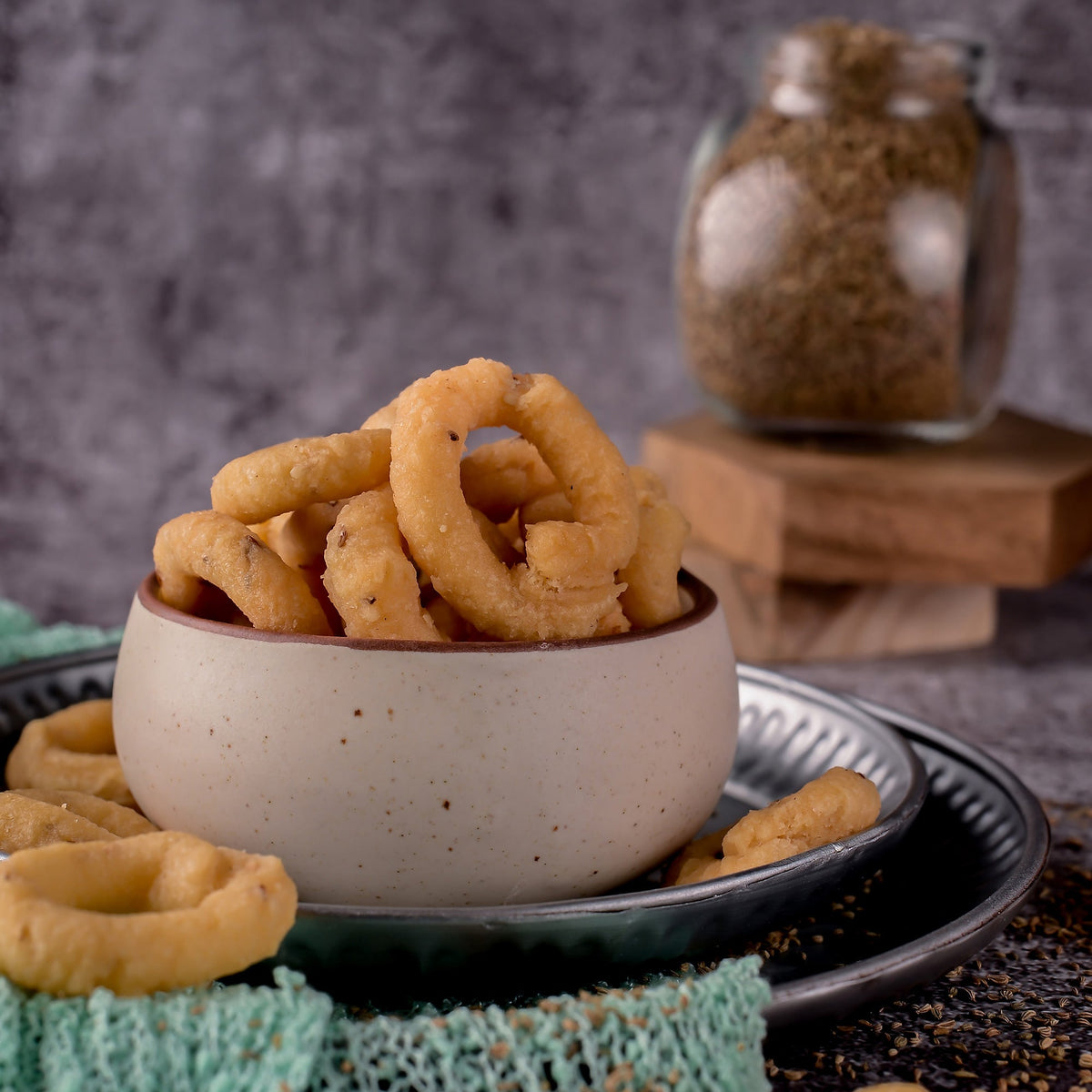 Vellanki Foods Chegodi Small | South Indian Snacks | Chinna Chekodilu / Chegodi | Ring Murukku Vellanki Foods