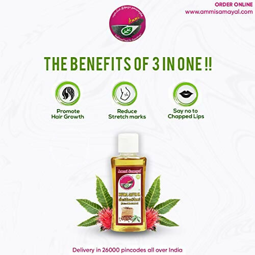 Ammi Samayal Unrefined Castor Oil Ammi Samayal