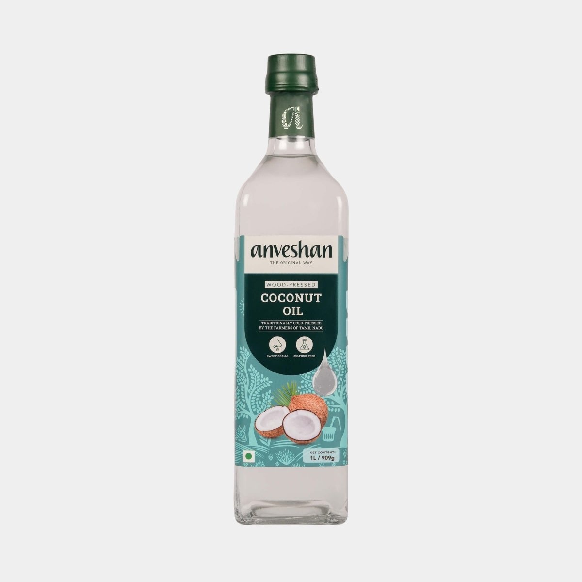 Anveshan Wood Pressed Coconut Oil - Safuron
