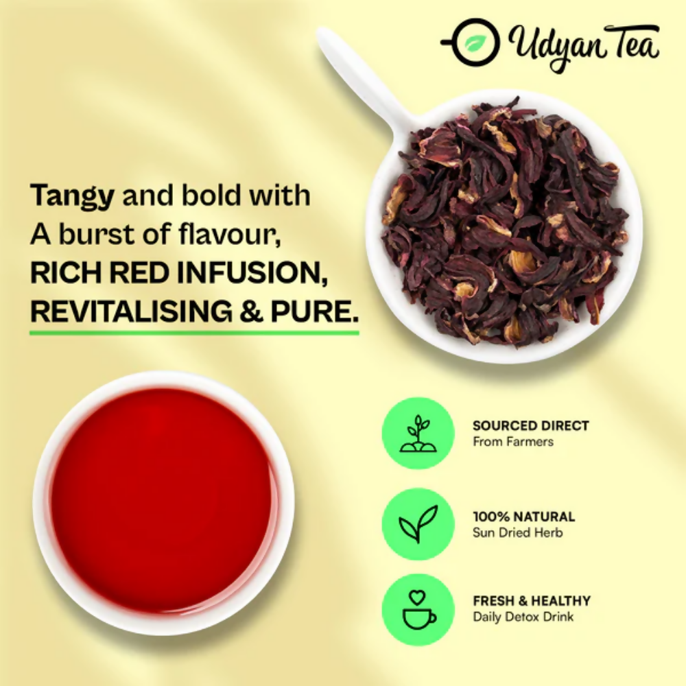 Udyan Tea Hibiscus Pure Herbal Tea Udyan Tea