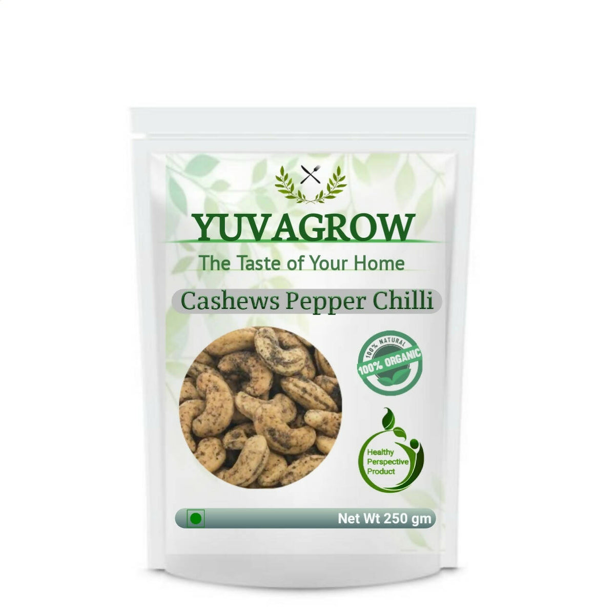 Yuvagrow Cashews Pepper Chilli - Safuron