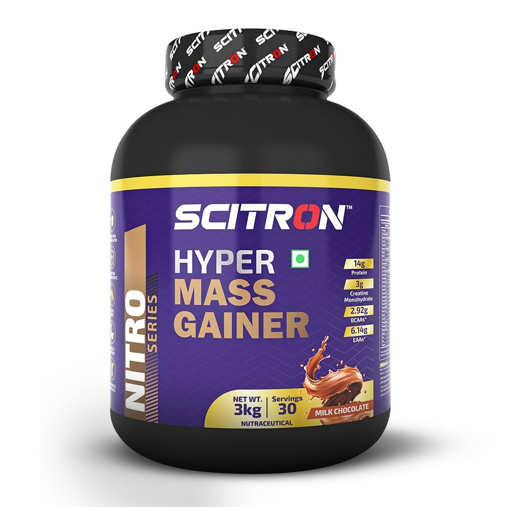 Scitron Nitro Series Hyper Mass Gainer Milk Chocolate Scitron