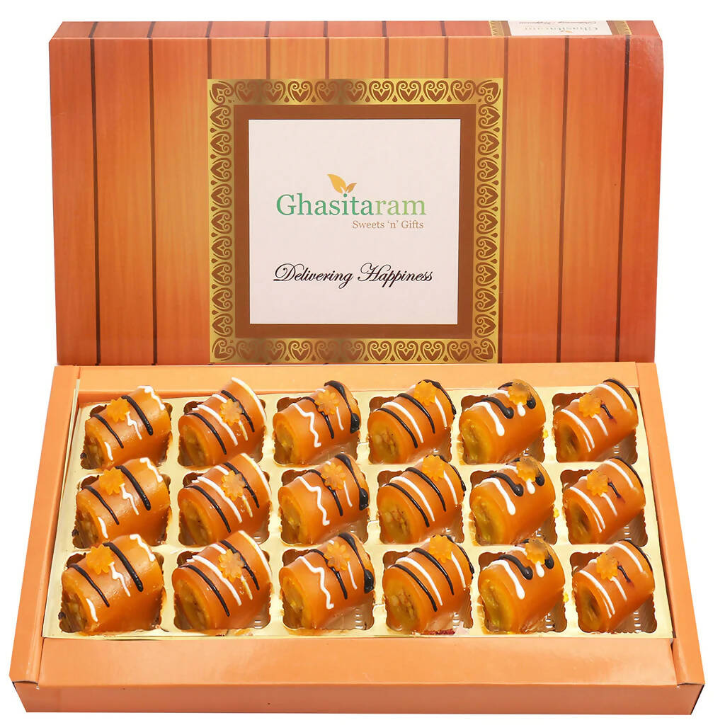 Ghasitaram Mango Roll Delight Sweets - Safuron