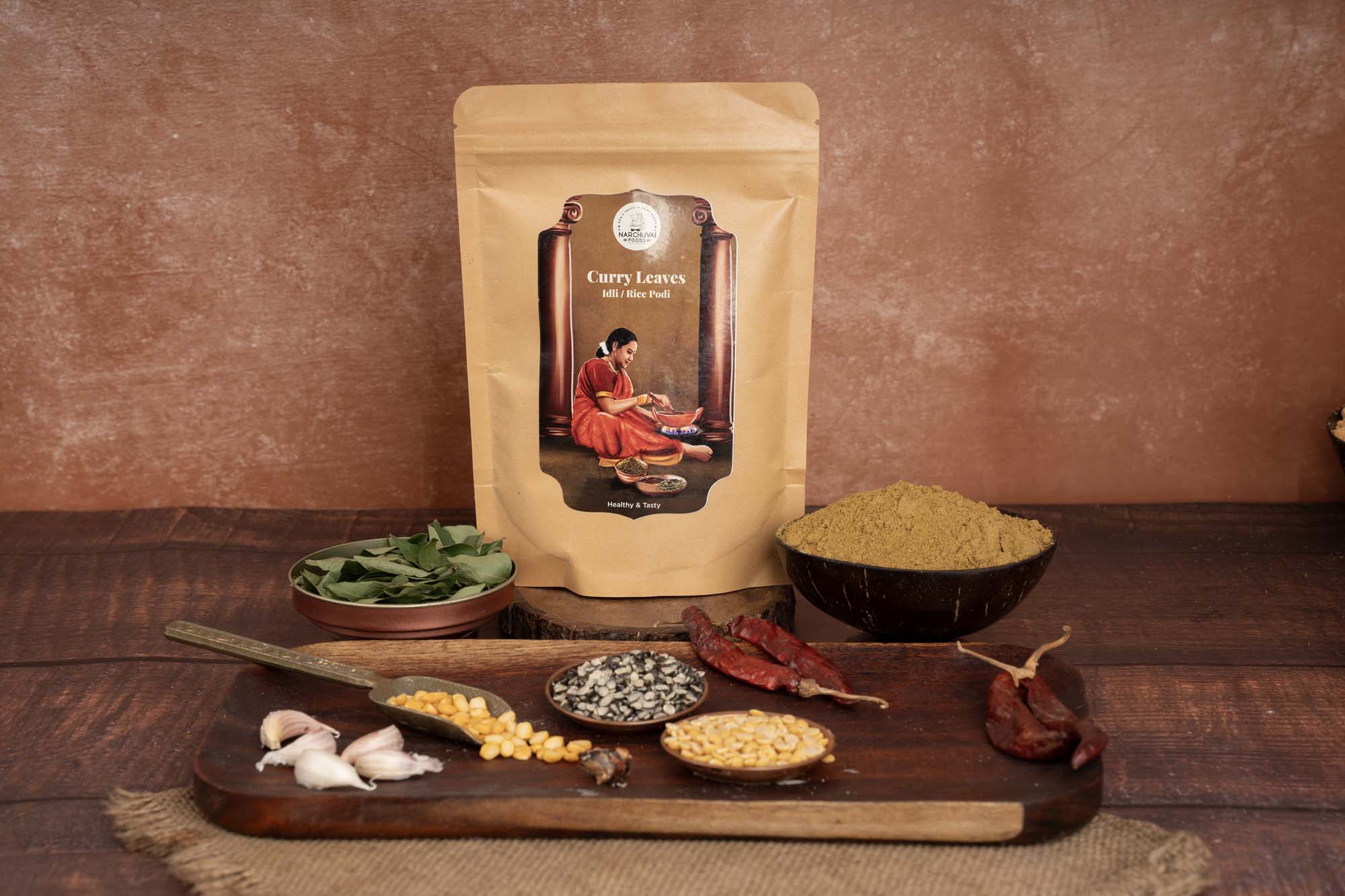Narchuvai Foods Curry Leaves Idly Podi Narchuvai Foods