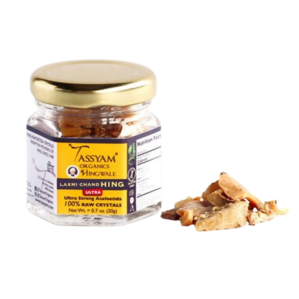 Tassyam Organics Laxmi Chand ULTRA Raw Hing Crystals - Safuron
