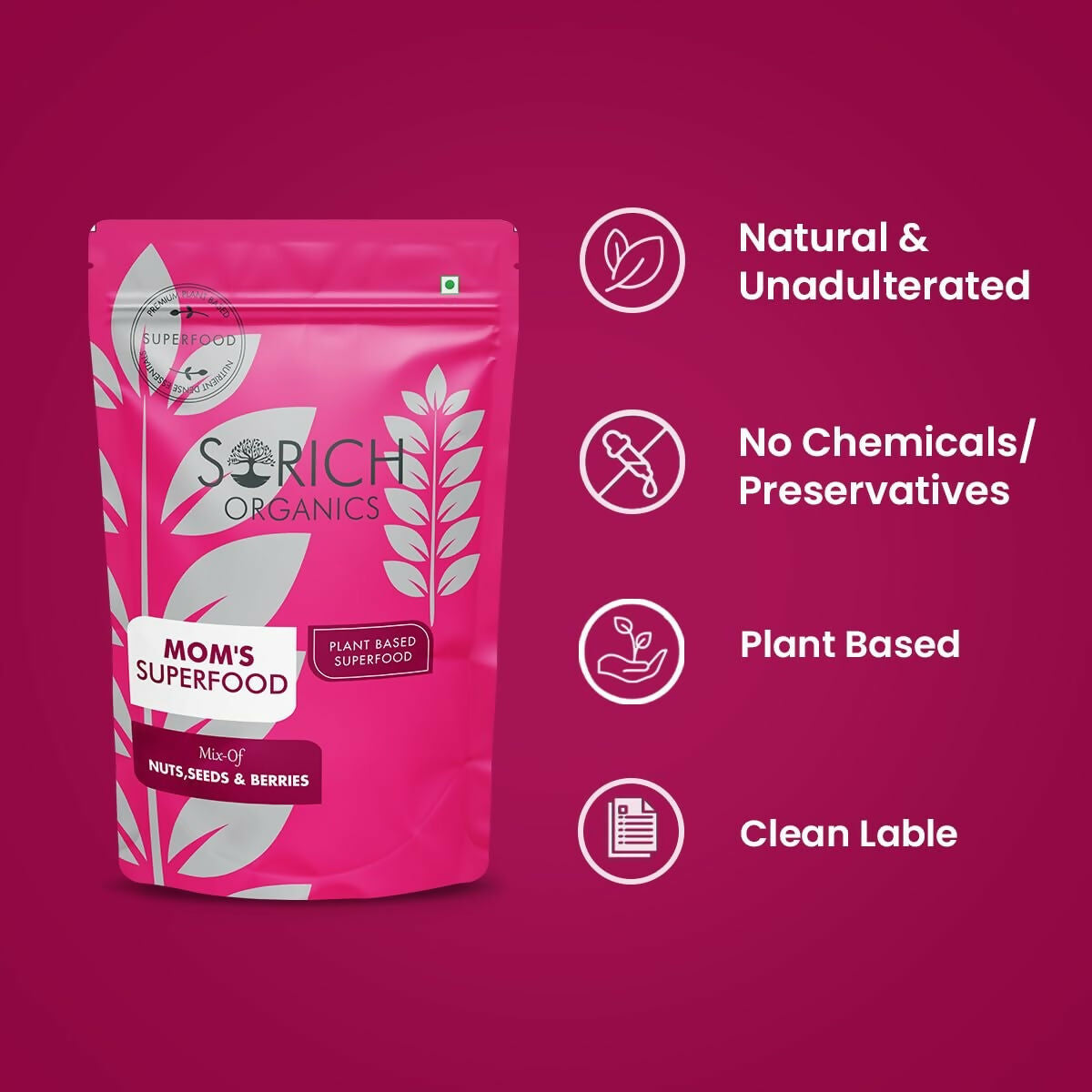 Sorich Organics Mother's Superfood Mix Nuts & Seeds Sorich