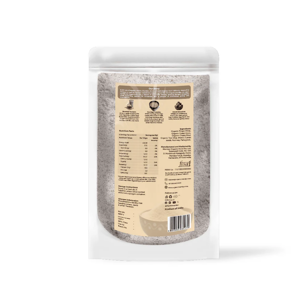 Organic Mandya Ragi Malt Organic Mandya