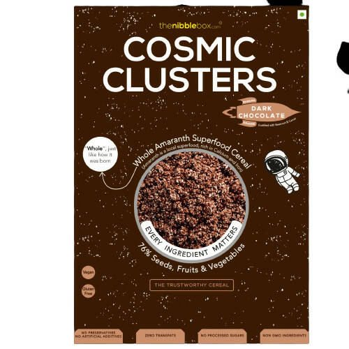 Thenibblebox Dark Chocolate Cosmic Clusters (Millet Cereals) - Safuron
