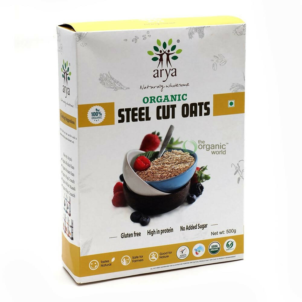 Arya Farm Organic Steel Cut Oats - Safuron