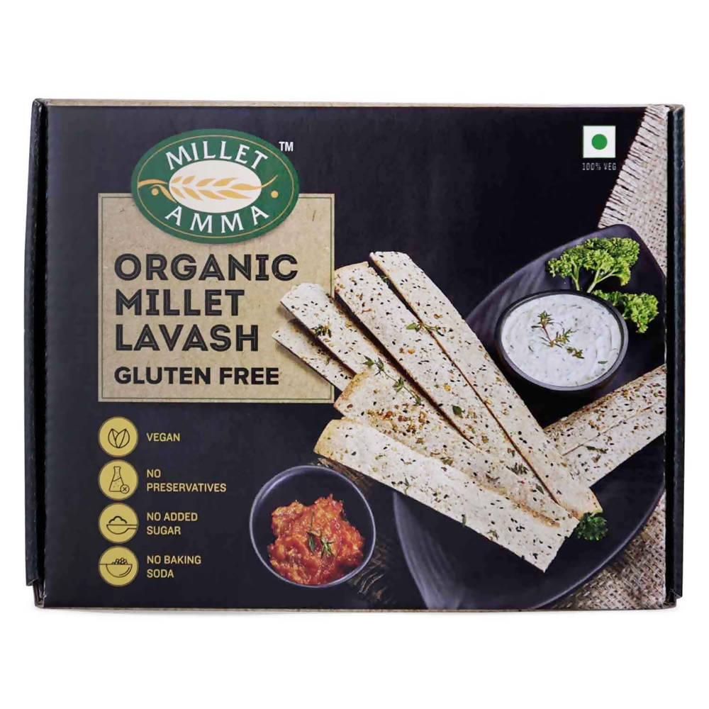 Millet Amma Organic Millet Lavash (Gluten Free) - Safuron