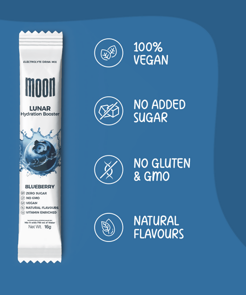 Moon Lunar Hydration Booster - Blueberry Flavour Moon