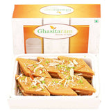 Ghasitaram Jaggery (Gud) Kaju Katli Sweets - Safuron