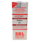 SBL Homeopathy Sulphur LM Potency - Safuron