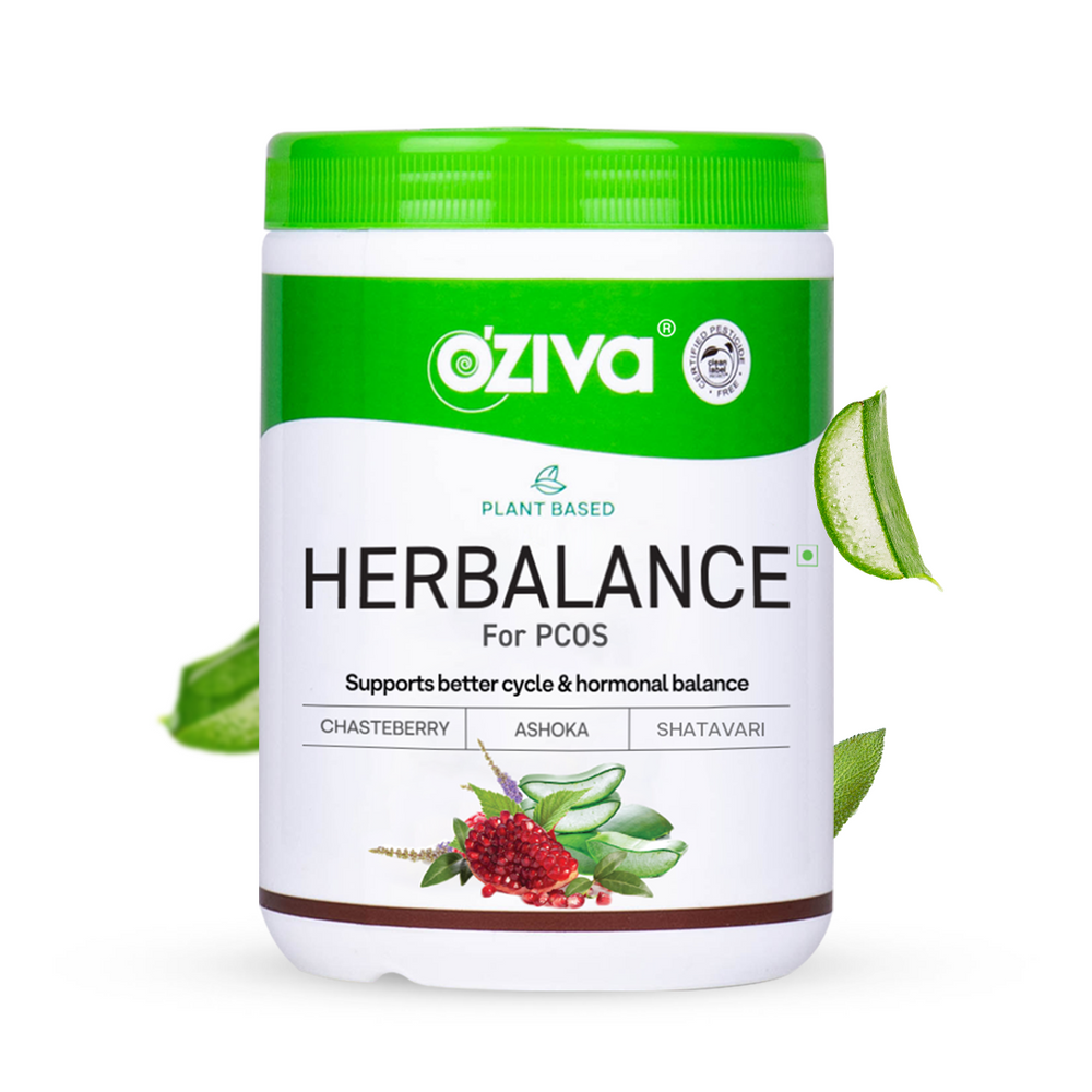 OZiva Plant Based Herbalance For Pcos - Safuron