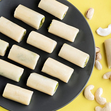 Vellanki Foods - Kaju Pista Rolls Vellanki Foods