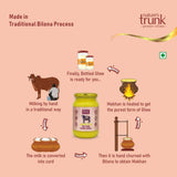 Nature's Trunk A2 Gir Cow Ghee - A2 Desi Gir Cow Ghee, Desi Ghee, Pure A2 Cow Ghee, free-grazing Grass-fed A2 Desi Ghee Nature's Trunk