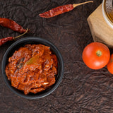 Vellanki Foods Andhra Special Tomato Pickle with Garlic | Authentic Telugu Style Tamatar Achar | Traditional South Indian Pickes Vellanki Foods