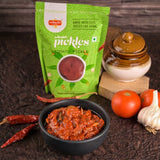 Vellanki Foods Andhra Special Tomato Pickle with Garlic | Authentic Telugu Style Tamatar Achar | Traditional South Indian Pickes Vellanki Foods