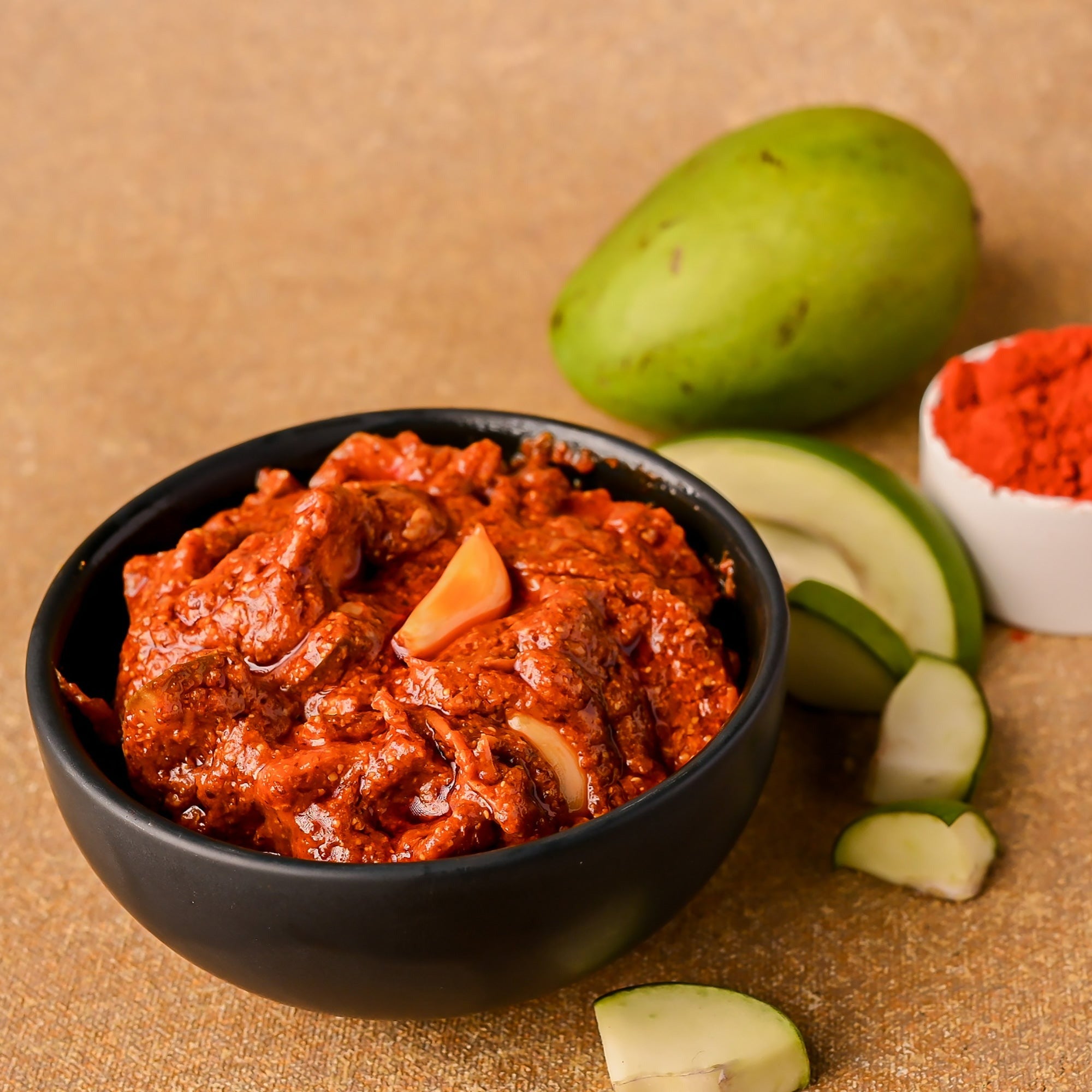 Vellanki Foods - Mango Pickle wih Garlic / Lahasun Ka Aam Aachar Vellanki Foods