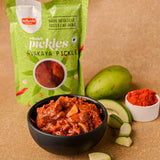 Vellanki Foods - Mango Pickle wih Garlic / Lahasun Ka Aam Aachar Vellanki Foods