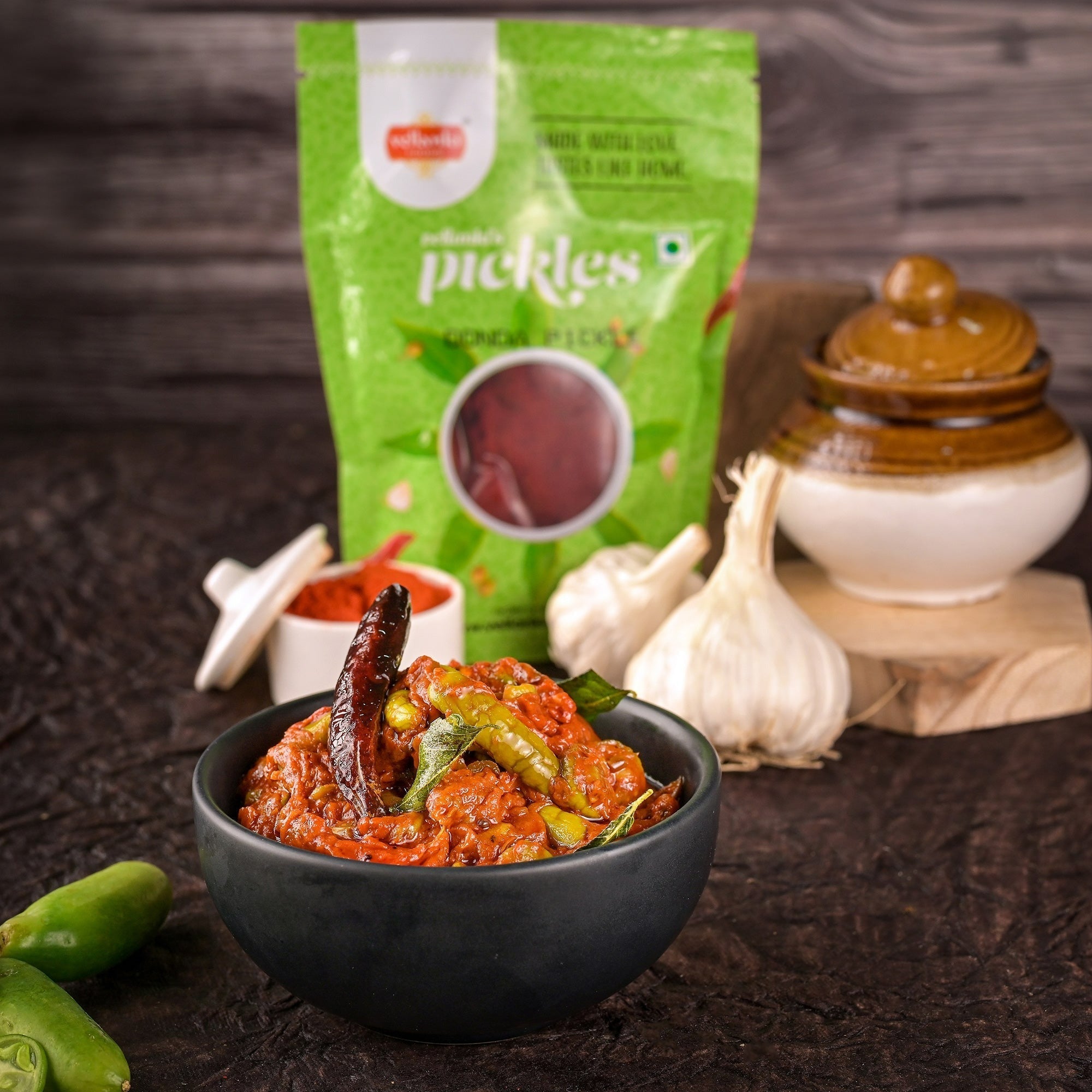 Vellanki Foods - Scarlet Gourd Pickle / Dondakaya Pickle Vellanki Foods