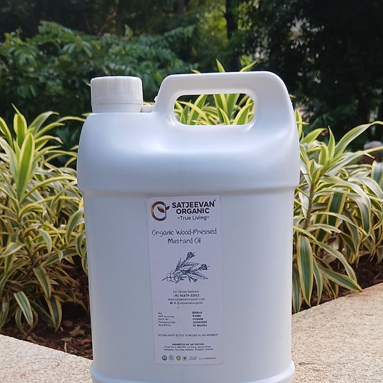Satjeevan Organic Wood-Pressed Mustard Oil Satjeevan
