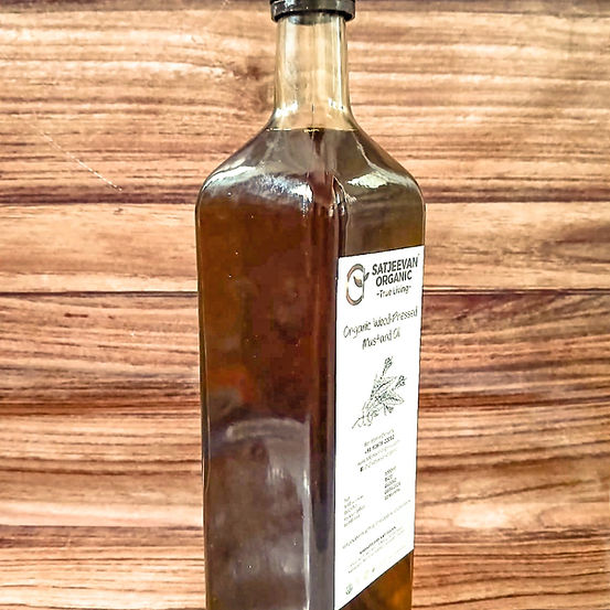 Satjeevan Organic Wood-Pressed Mustard Oil Satjeevan