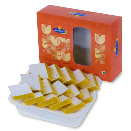 Ghasitaram Pure Kesari Kaju Katli Sweets Ghasitaram