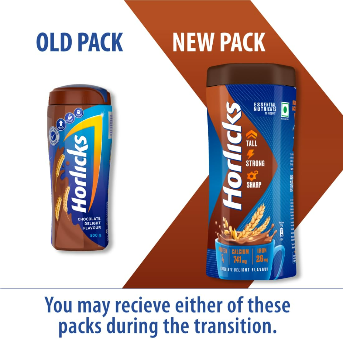 Horlicks Millet Chocolate Flavor Nutrition Drink Powder Horlicks