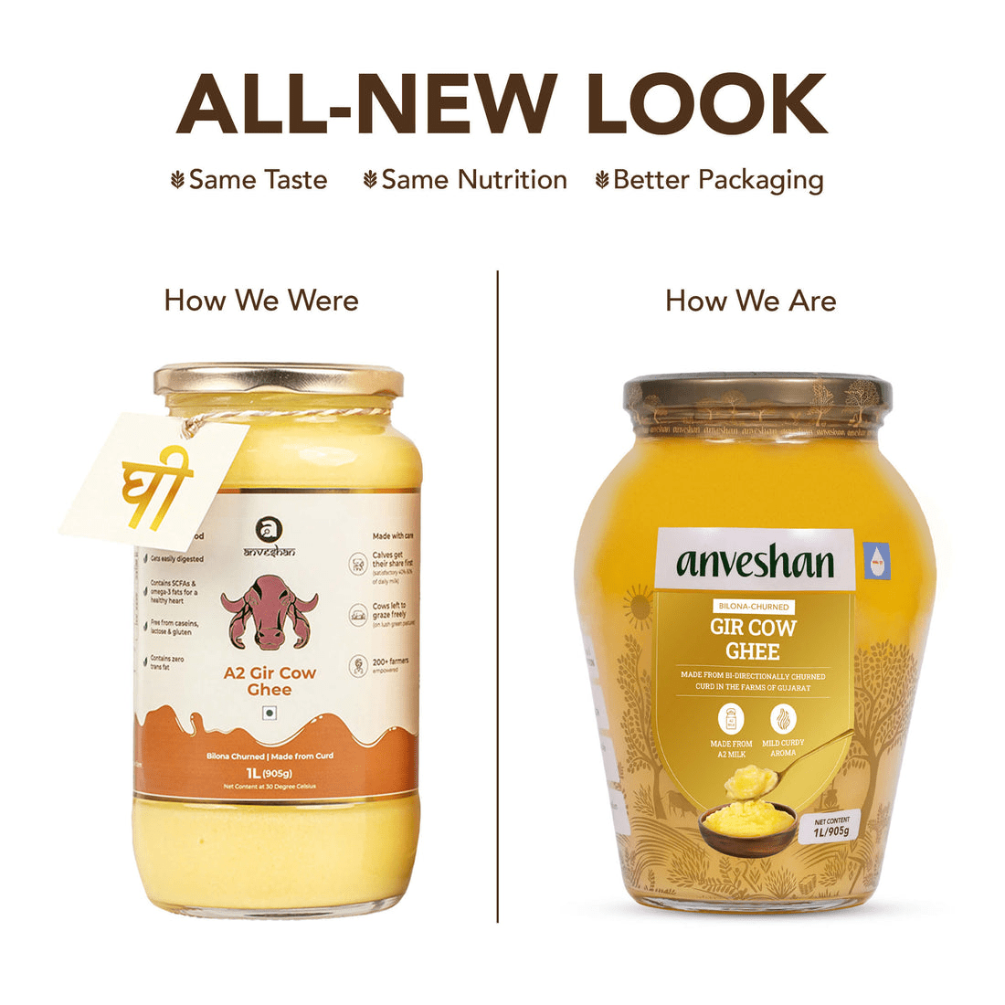 Anveshan A2 Desi Cow Ghee | Pure, Natural & Healthy Ghee | A2 Gir Cow Ghee Anveshan