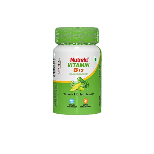 Patanjali Nutrela Vitamin B12 Bio-Fermented Capsules - safuroncart