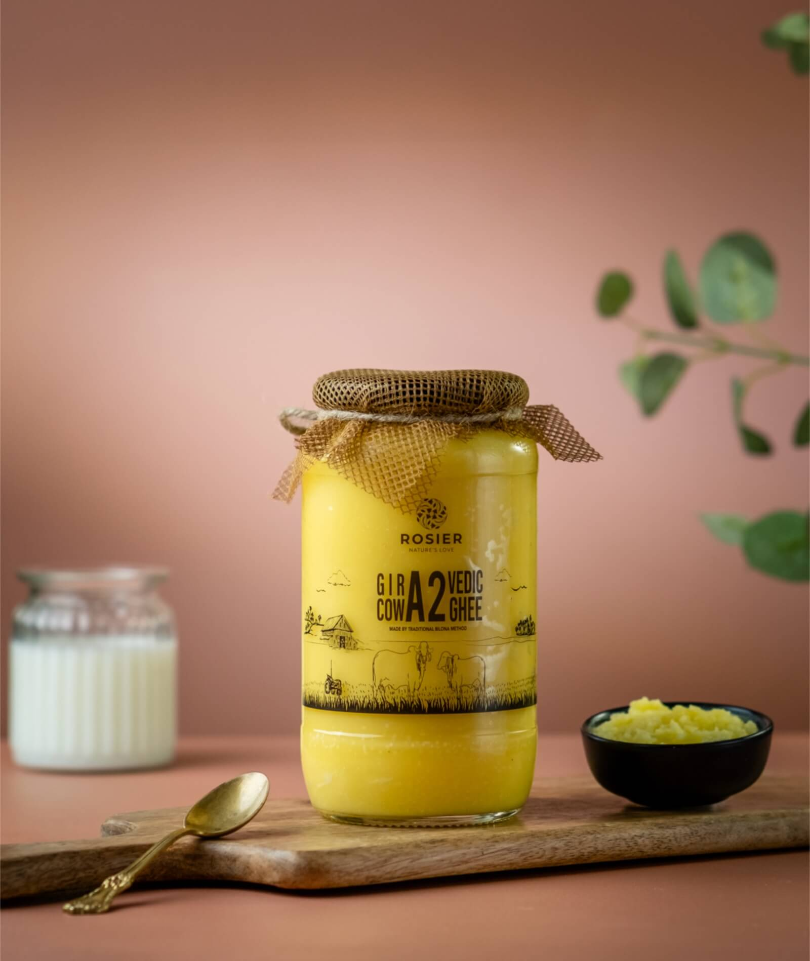 Rosier A2 Gir Cow Bilona Ghee | Traditional Bilona Method A2 Cow Ghee - Safuron