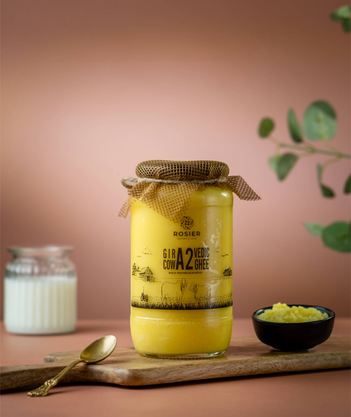 Rosier A2 Gir Cow Bilona Ghee | Traditional Bilona Method A2 Cow Ghee - Safuron