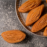 Vellanki Foods Tapeswaram Kaja/Madatha Kaja/Khaja (Ghee) | Authentic Indian Sweets Vellanki Foods