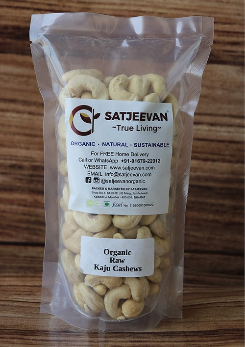 Satjeevan Organic Raw Kaju Cashews Satjeevan