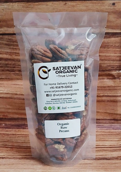 Satjeevan Organic Raw Pecans Satjeevan