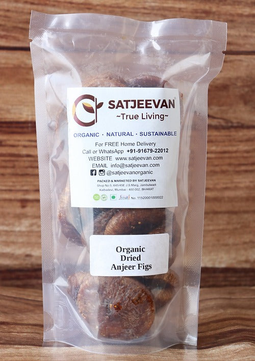 Satjeevan Organic Dried Anjeer Figs Satjeevan