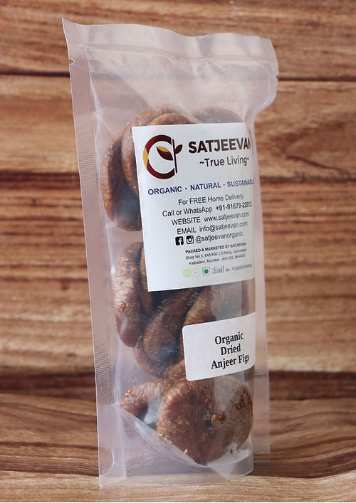 Satjeevan Organic Dried Anjeer Figs Satjeevan