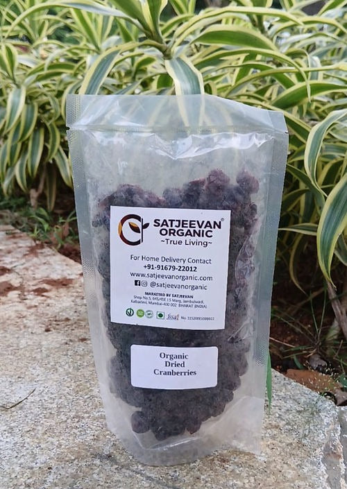 Satjeevan Organic Dried Cranberries Satjeevan