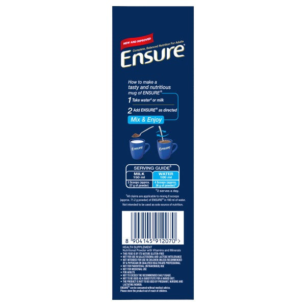 Ensure Nutritional Powder Chocolate Flavour Ensure