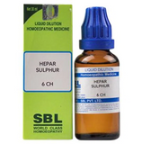 SBL Homeopathy Hepar Sulphur Dilution - Safuron