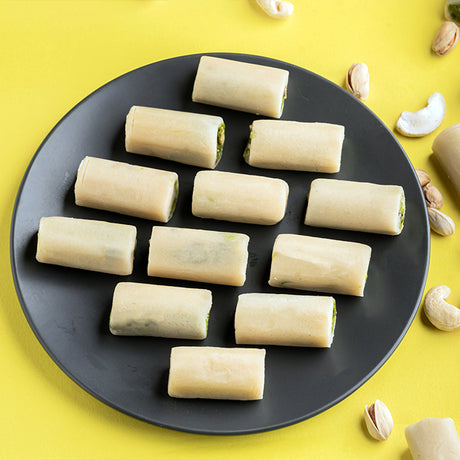 Vellanki Foods - Kaju Pista Rolls Vellanki Foods