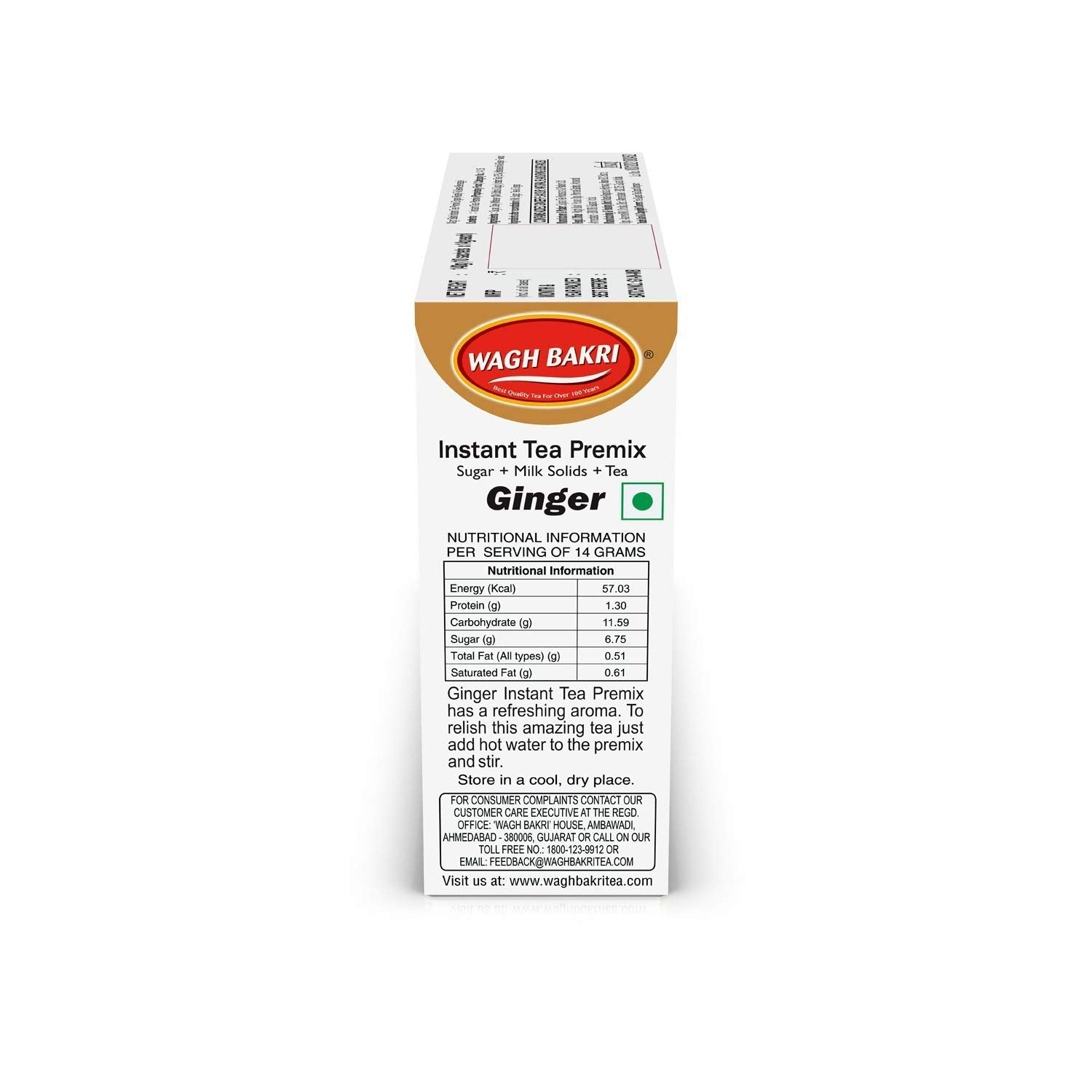 Wagh Bakri Instant Premix Ginger Tea Wagh Bakri