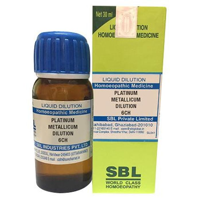 SBL Homeopathy Platinum Metallicum Dilution - Safuron